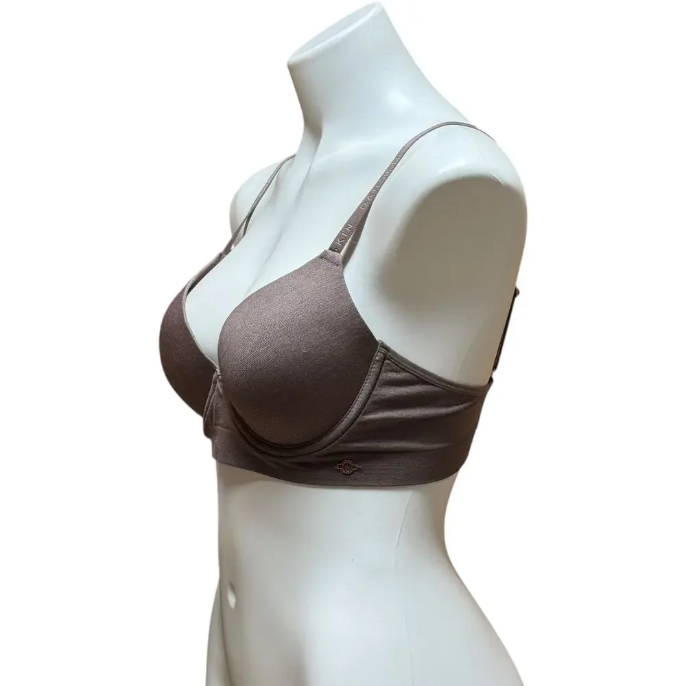 Danskin Intimates Underwire Push Up Bra Brown 36B